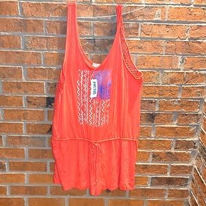 NWT Beach Romper Size L